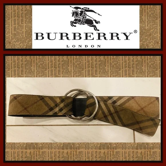 Burberry authentic classic plaid belt Burberry | Accessories | Vintage Burberry Checkered Plaque  main image 2